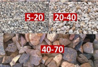 Купить щебень гравийный фракция 5-20, 20-40, 40-70 в Краснодар